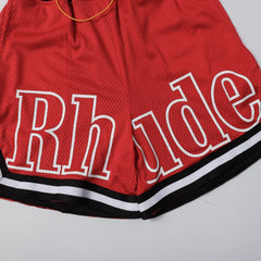 RHUDE summer high quality double layer breathable shorts