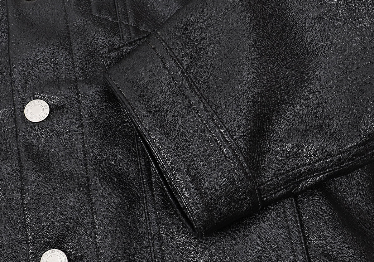 FEAR OF GOD casual leather jacket