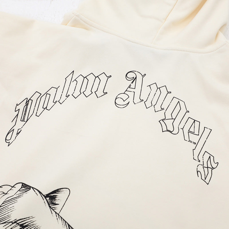 Palm Angels - Embroidered Cotton-Jersey Hoodie