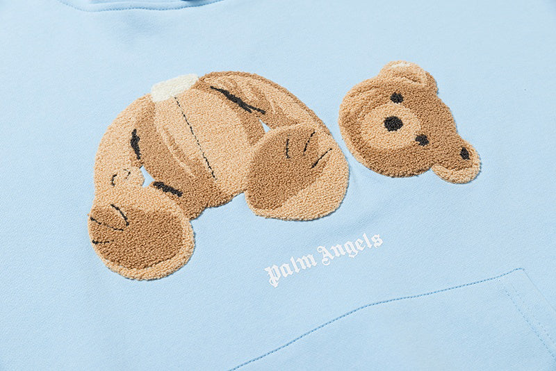 Palm Angels Bear-print classic hoodies