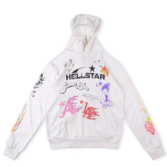Hellstar Logo Print Hoodie