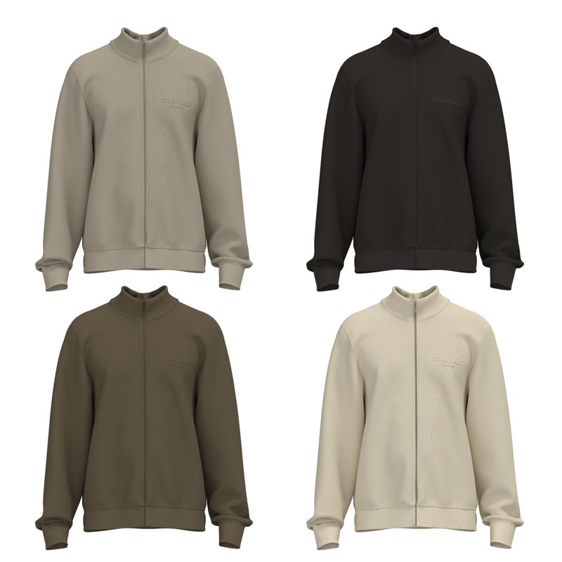 Fear Of God zipper sports sweatshirts