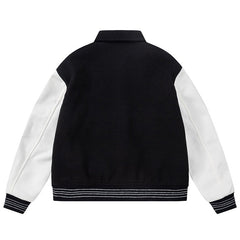 AMIRI bone embroidered baseball jacket