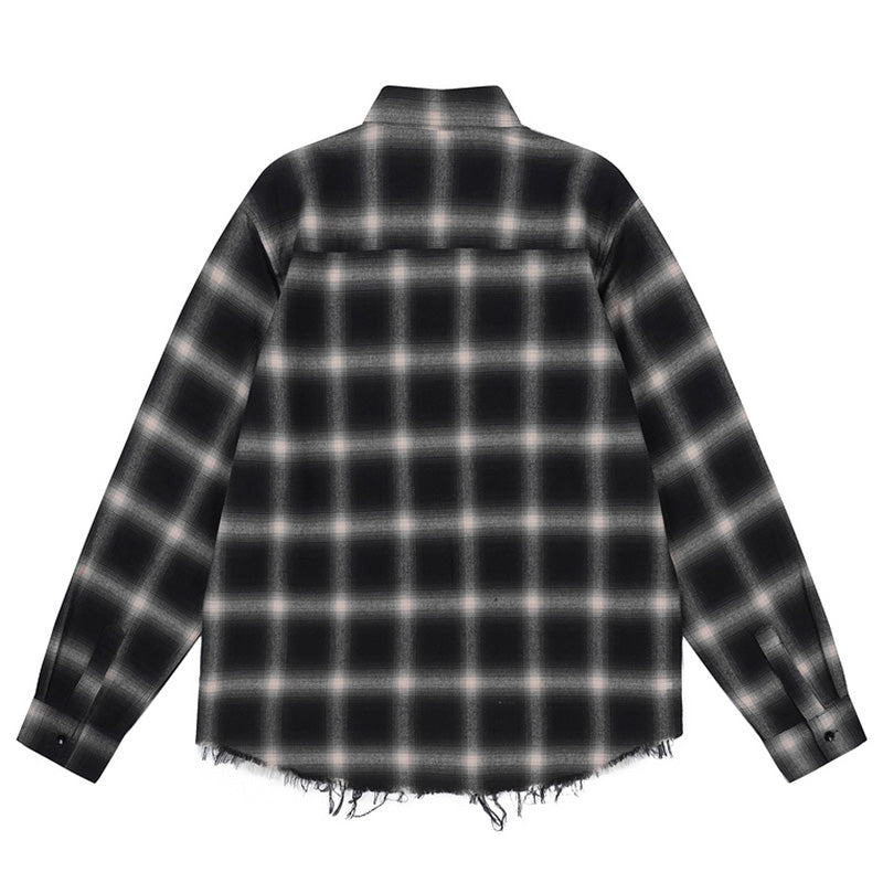 AMIRI plaid long sleeve shirt