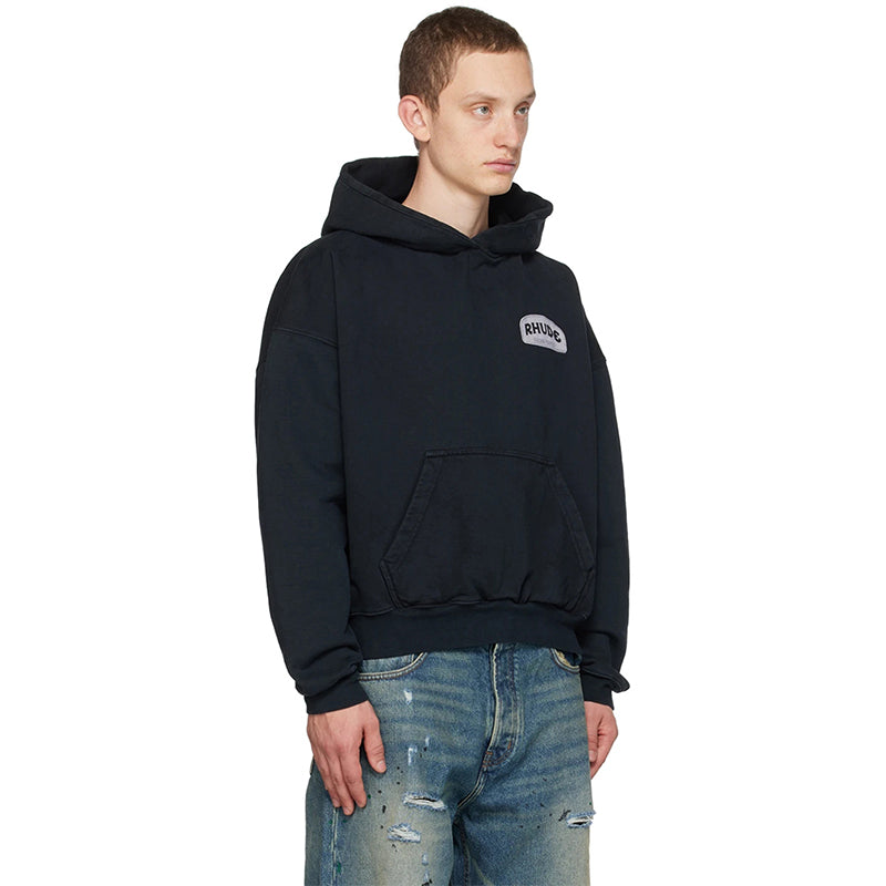 RHUDE Cartoon letter pattern printing Hoodie