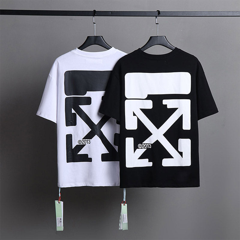 OFF WHITE Alphabet Arrow Pattern T-Shirts
