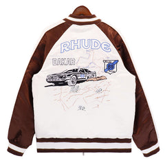 RHUDE Cartoon racing pattern printed cotton jacket