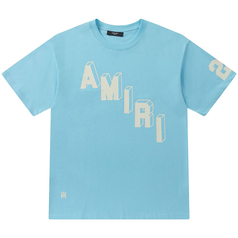 AMIRI  Logo Printed Crewneck T-Shirt