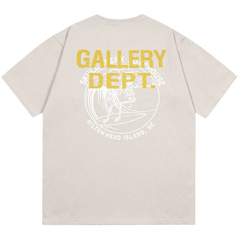 Gallery Dept skull letter print T-Shirts