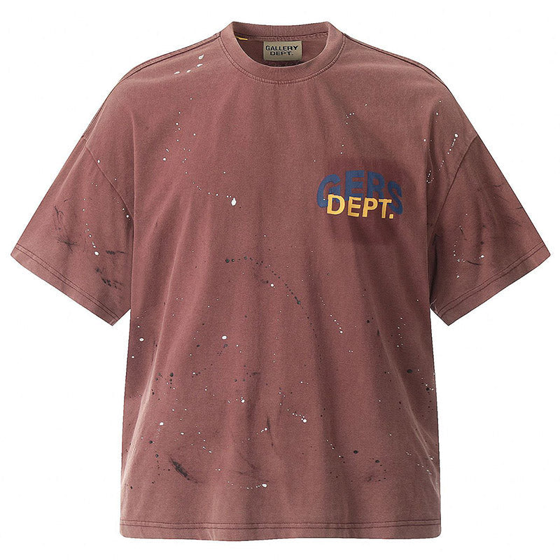 GALLERY DEPT. Letter logo washed hand drawn T-Shirts
