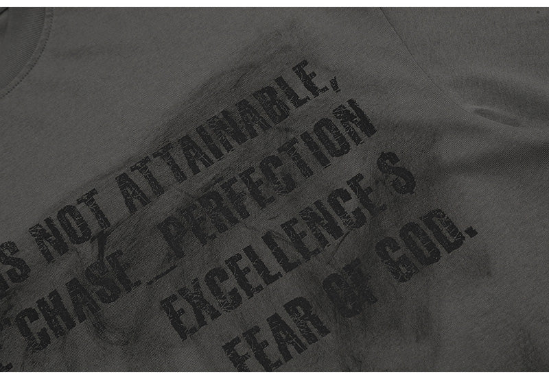FEAR OF GOD mud-dyed heavy industry washed T-Shirts