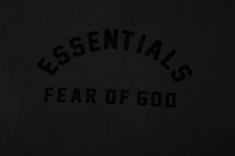 FEAR OF GOD Flocked letter crew neck Sleeveless T-Shirts