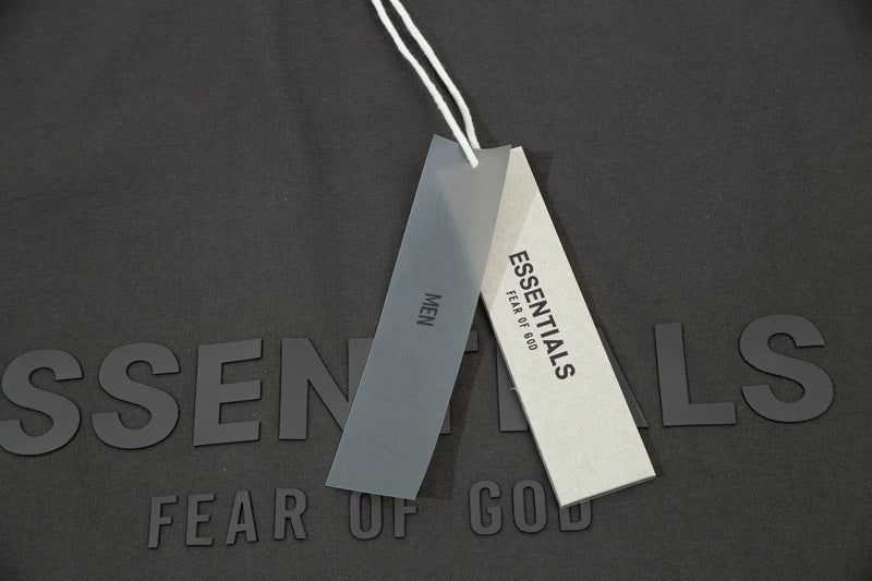FEAR OF GOD Flocked logo letter print Sleeveless T-Shirts