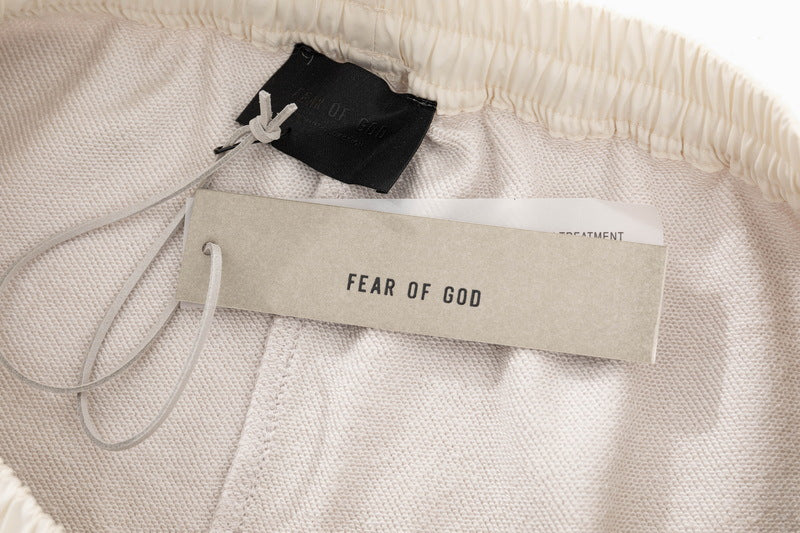 FEAR OF GOD Multi-thread flocking letter 7 printing Shorts
