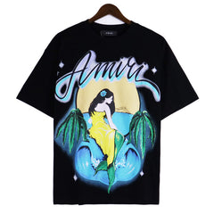 AMIRI Mermaid short-sleeved cotton T-Shirt