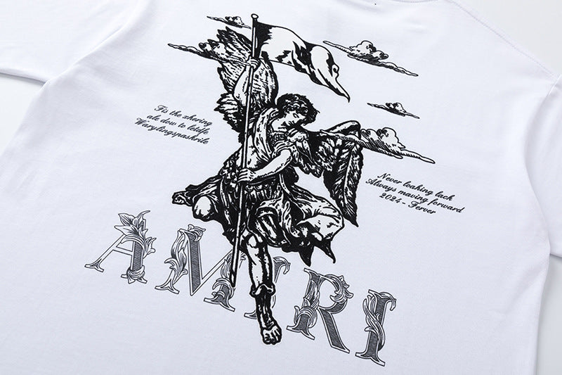 AMIRI Angel-print cotton-jersey T-Shirt