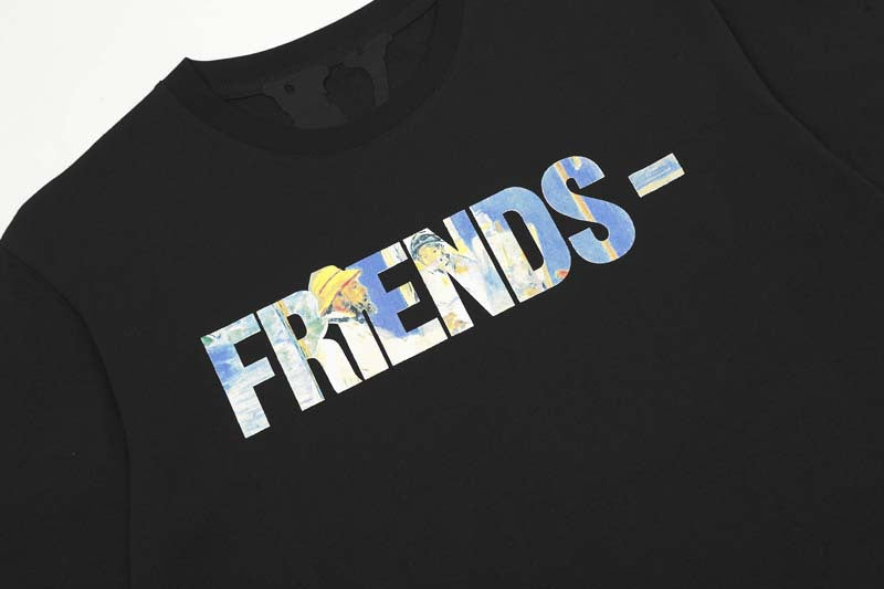 VLONE Fast X FRIENDS Monet oil painting T-Shirts