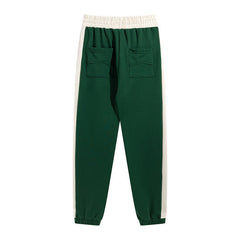 RHDUE color-block embroidered drawstring track pants