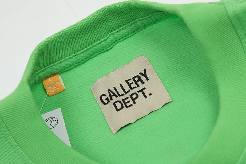 Gallery Dept Green Cotton T-Shirt