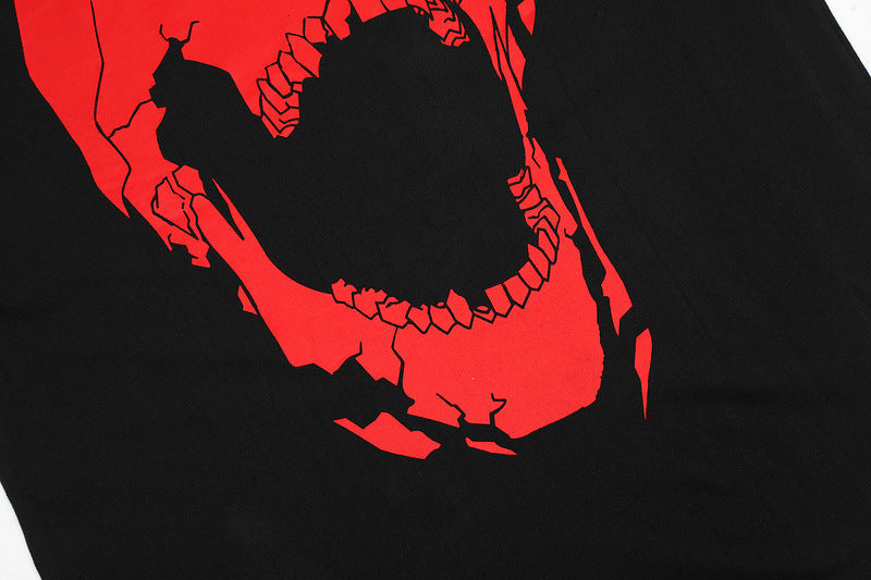 REVENGE metal Red skull T-Shirt