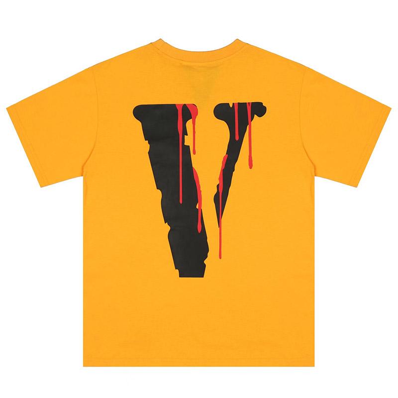 Vlone X Kika Drip Blood V Staple Friends T-Shirt