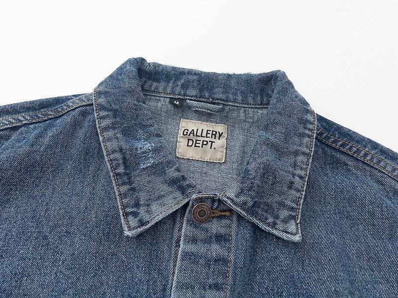 Gallery Dept Embroidered Logo Denim Jacket