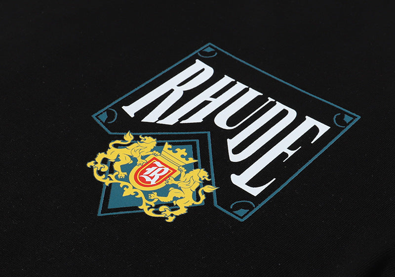 RHUDE Micro Logo Poker Card Printing T-Shirt