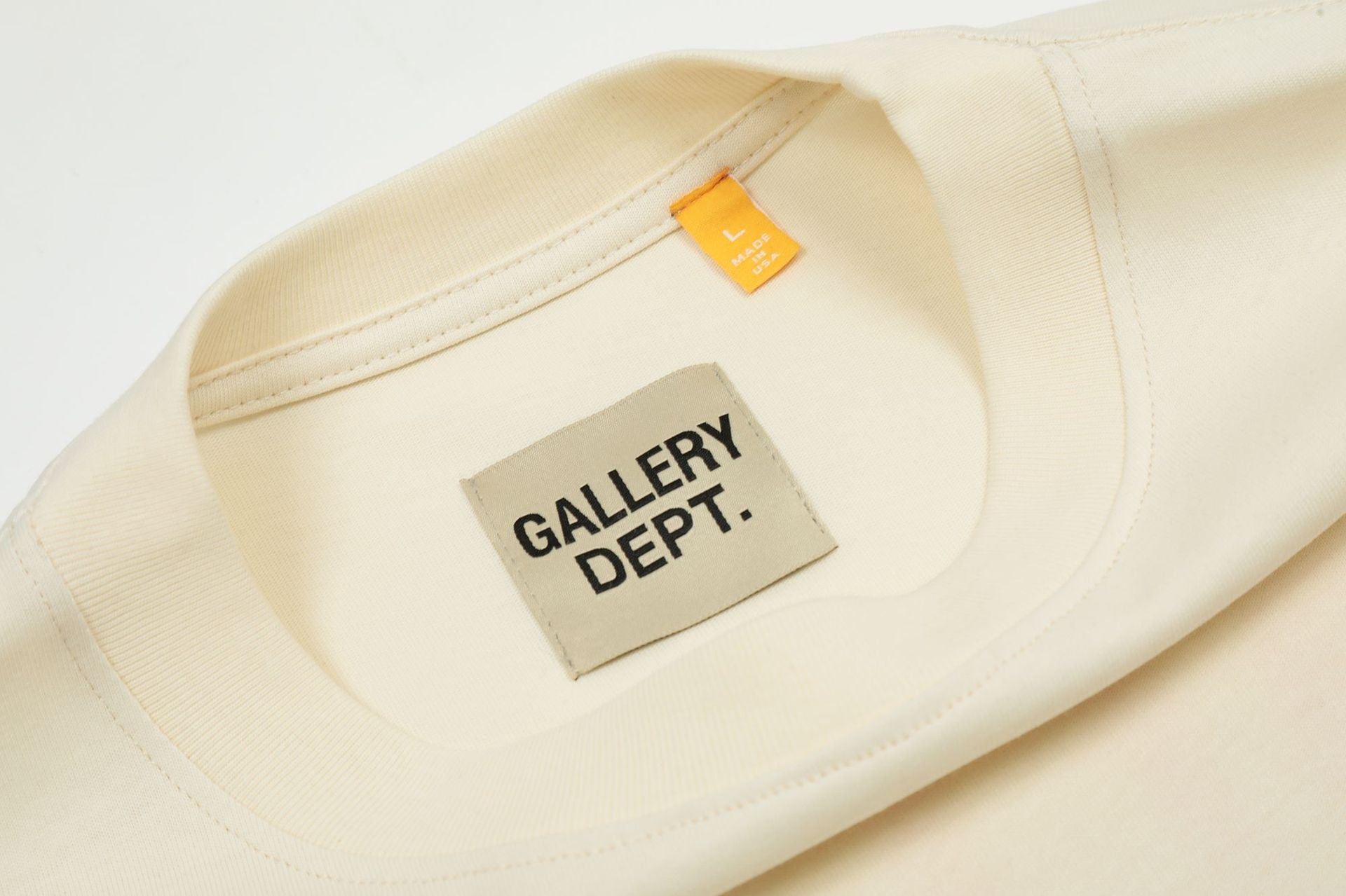 Gallery Dept Apricot Cotton T-shirt