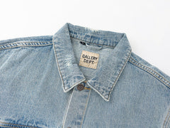 Gallery Dept Embroidered Logo Denim Jacket