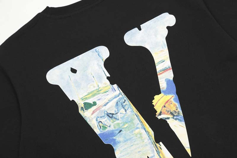 VLONE Fast X FRIENDS Monet oil painting T-Shirts