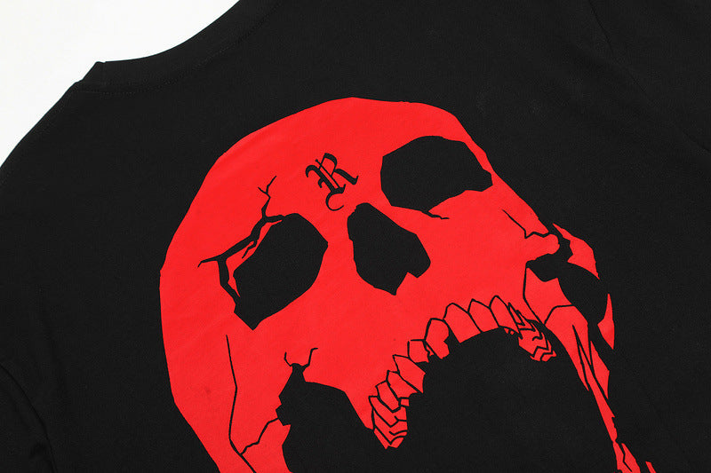 REVENGE metal Red skull T-Shirt