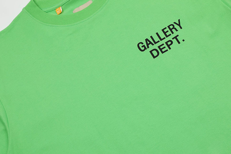 Gallery Dept Green Cotton T-Shirt