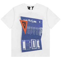 VLONE Fast Geometric Compass Print T-Shirts