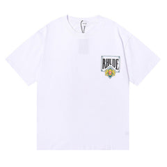 RHUDE Micro Logo Poker Card Printing T-Shirt