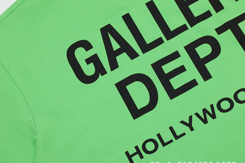 Gallery Dept Green Cotton T-Shirt