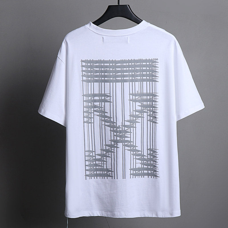 OFF WHITE Building arrow pattern T-Shirts