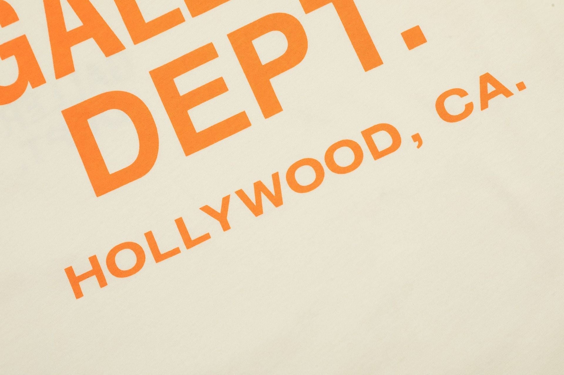 Gallery Dept Apricot Cotton T-shirt