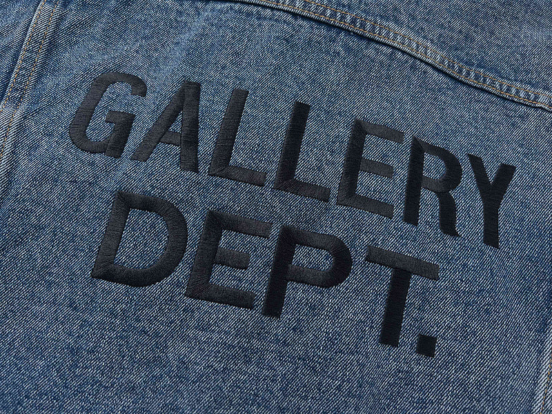 Gallery Dept Embroidered Logo Denim Jacket
