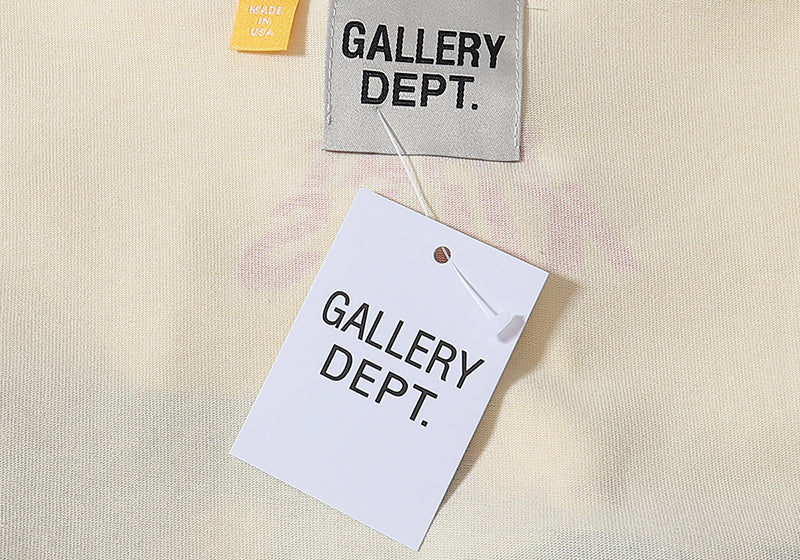 GALLERY DEPT. Printed T-shirt Black / Apricot