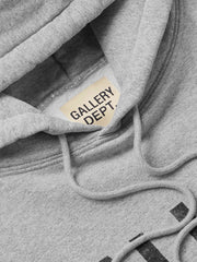 GALLERY DEPT Logo-Print Cotton-Jersey Hoodie